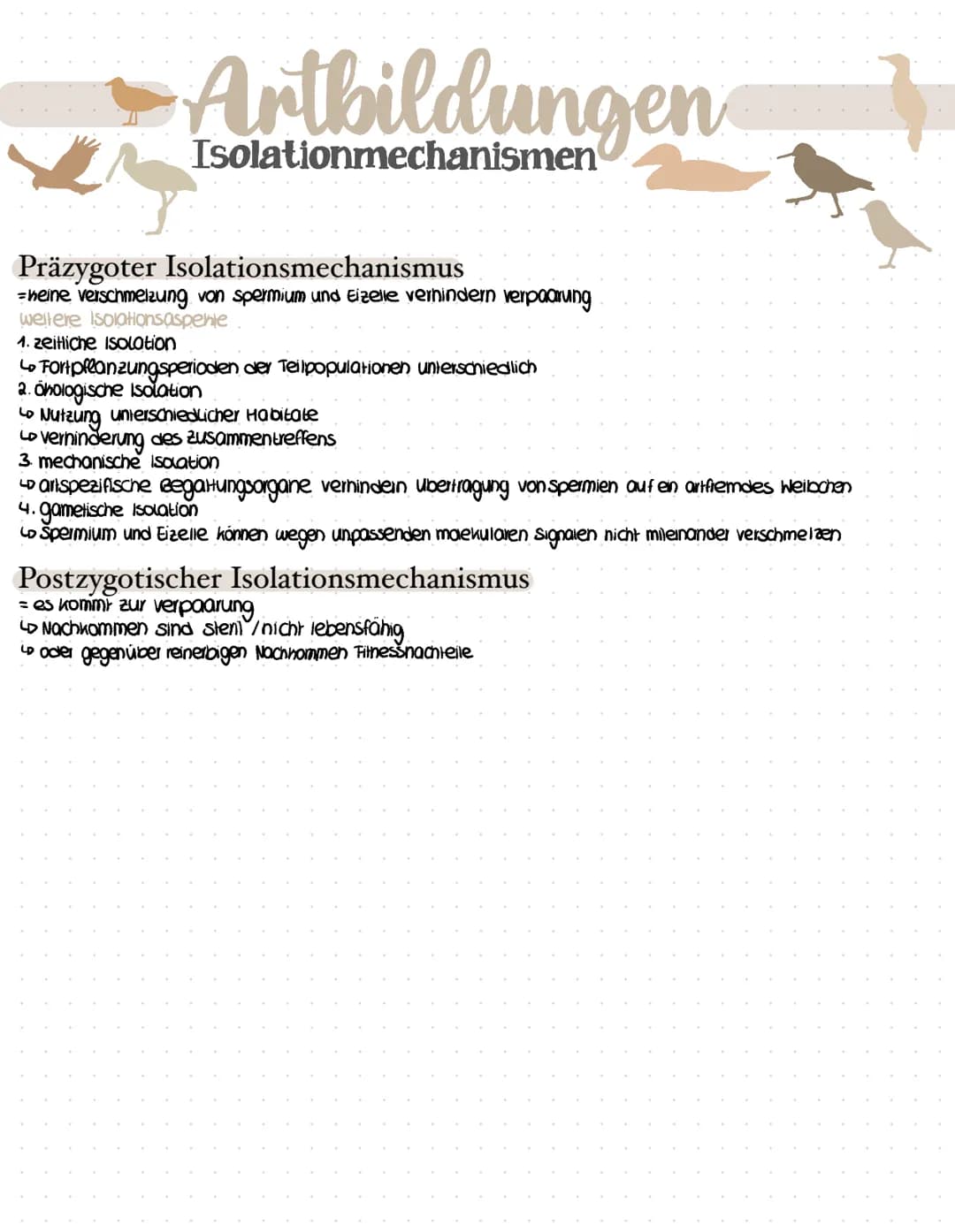 Artbildungen
Definitionen
Biologischer Artbegriff
20
>Als Art wird eine Gruppe von Individuen bezeichnet, die sich potenziell kreuzen können