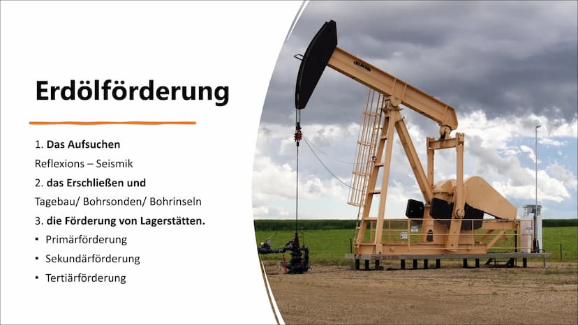 Erdöl- fossiler Energie
Träger
(nur begrenzt verfügbar) Inhaltsverzeichnis
●
●
●
●
●
●
●
Was ist Erdöl?
Wie entsteht Erdöl?
Erdölförderung
E
