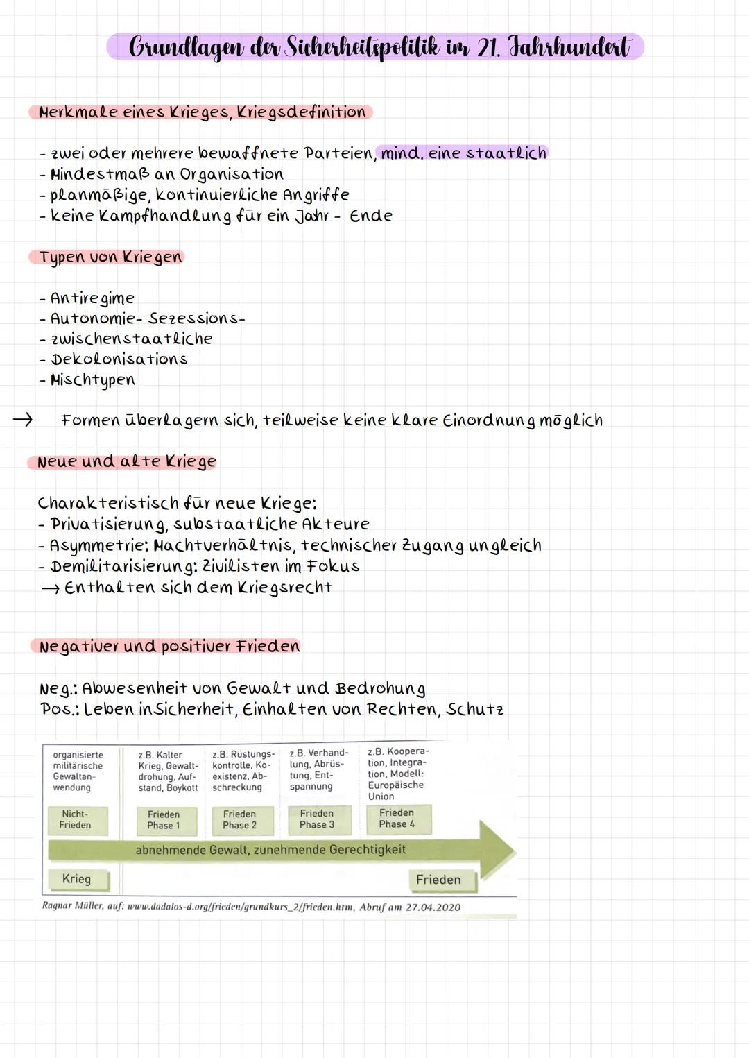 Merkmale eines Krieges, Kriegsdefinition
- zwei oder mehrere bewaffnete Parteien, mind. eine staatlich
- Mindestmaß an Organisation
- planmä