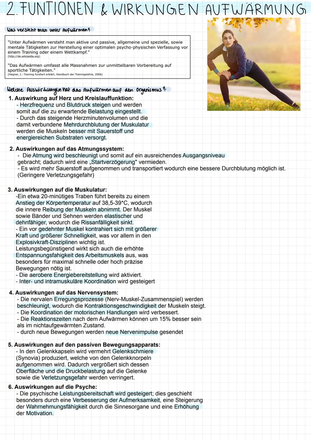 SPORTTHEORIE
1. PRINZIP DER SUPERKOMPENSATION
Körperliche Leistungsfähigkeit
Belastung (2)
Ausgangsniveau (1)
Superkompensation
Positive
Anp