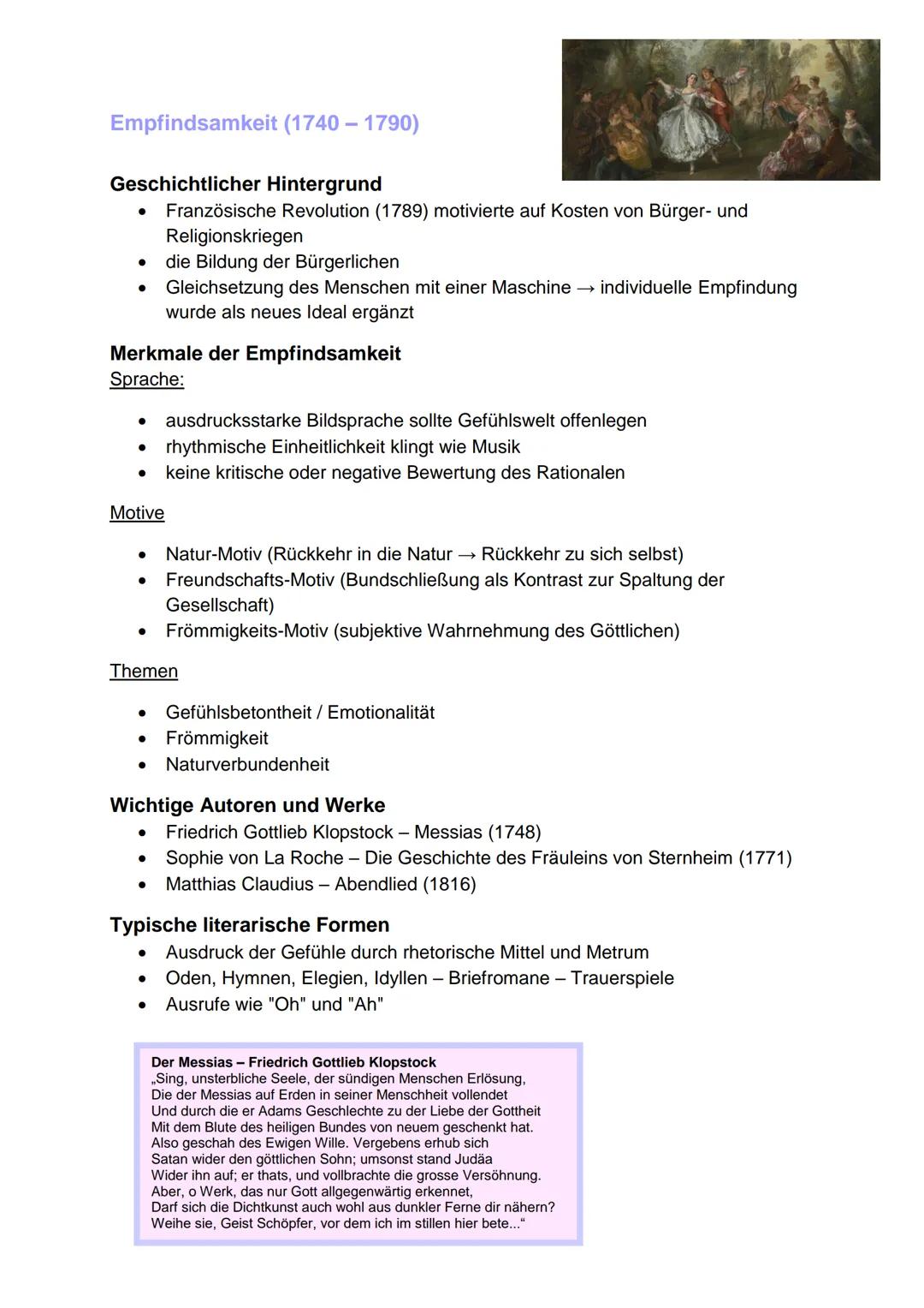 Lyrik Inhalt
Barock (1600 bis 1720)..
Geschichtlicher Hintergrund.
Merkmale des Barocks.......
Wichtige Autoren und Werke
Typische literaris