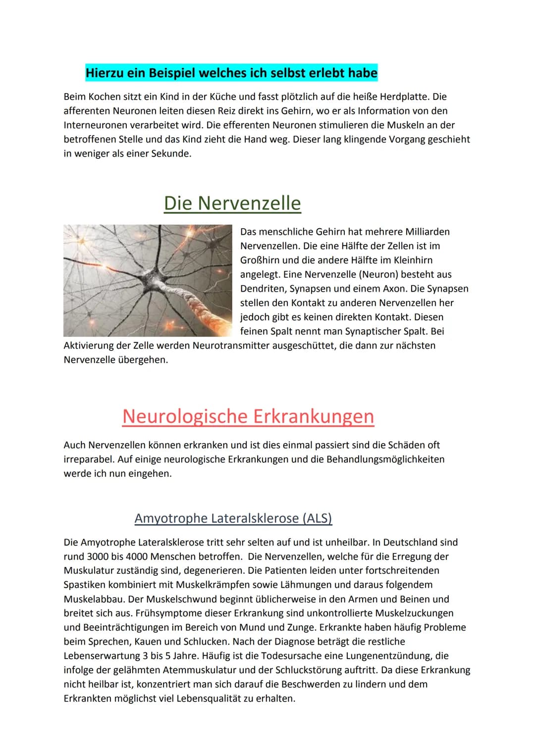 Hausarbeit Neurobiologie
Die Neurobiologie befasst sich mit dem Aufbau und der Funktionsweise des Nervensystems.
Die wissenschaftlichen Schw