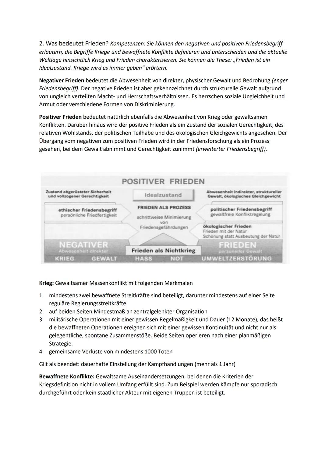 Theorie
Internationale Sicherheits- und Friedenspolitik
In der Klausur werden Sie eine Position einer oder mehrerer Denkschulen der internat