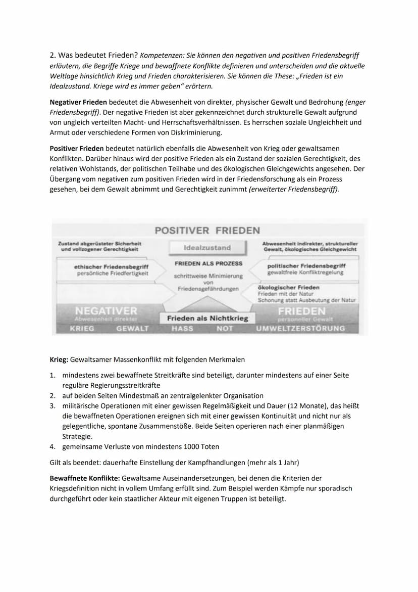 Theorie
Internationale Sicherheits- und Friedenspolitik
In der Klausur werden Sie eine Position einer oder mehrerer Denkschulen der internat