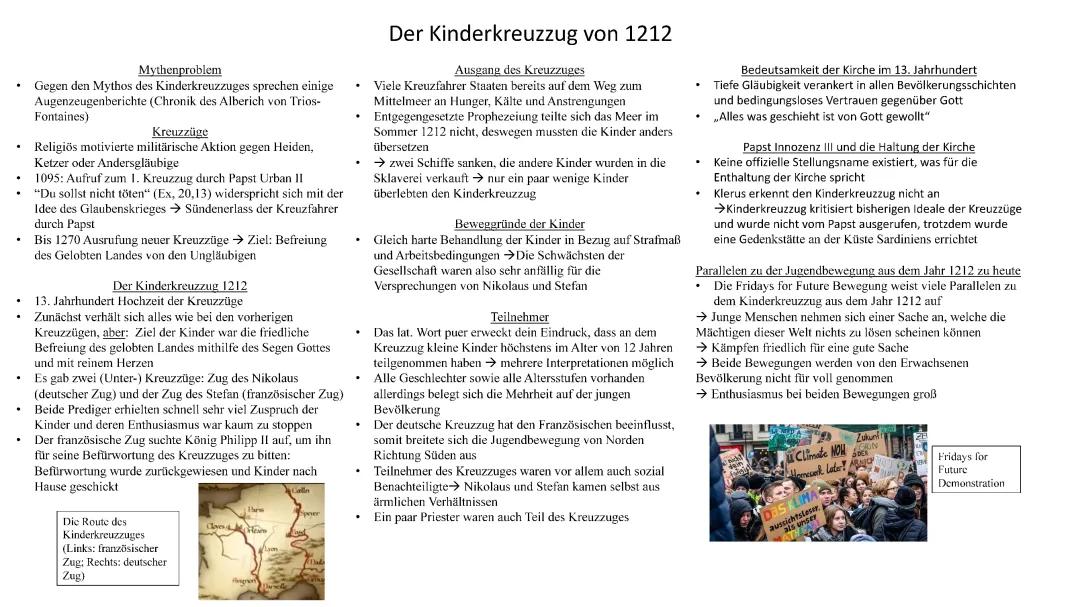 Kinderkreuzzug 1212 und die Kirche im Mittelalter einfach erklärt