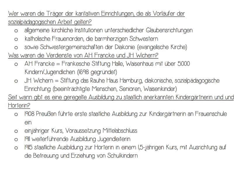 Modul 1
GESCHICHTE DER PROFESSIONALISIERUNG
Seit wann gibt es das Berufsprofil Erzieher und Erzieherin?
Seit 1967 in der BRD, Rahmenvereinba