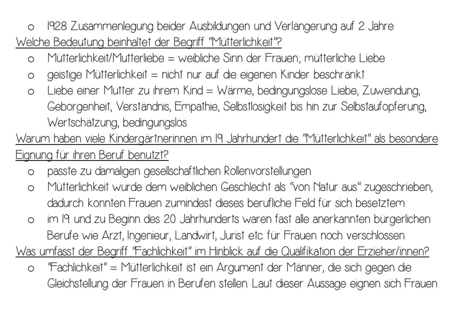 Modul 1
GESCHICHTE DER PROFESSIONALISIERUNG
Seit wann gibt es das Berufsprofil Erzieher und Erzieherin?
Seit 1967 in der BRD, Rahmenvereinba