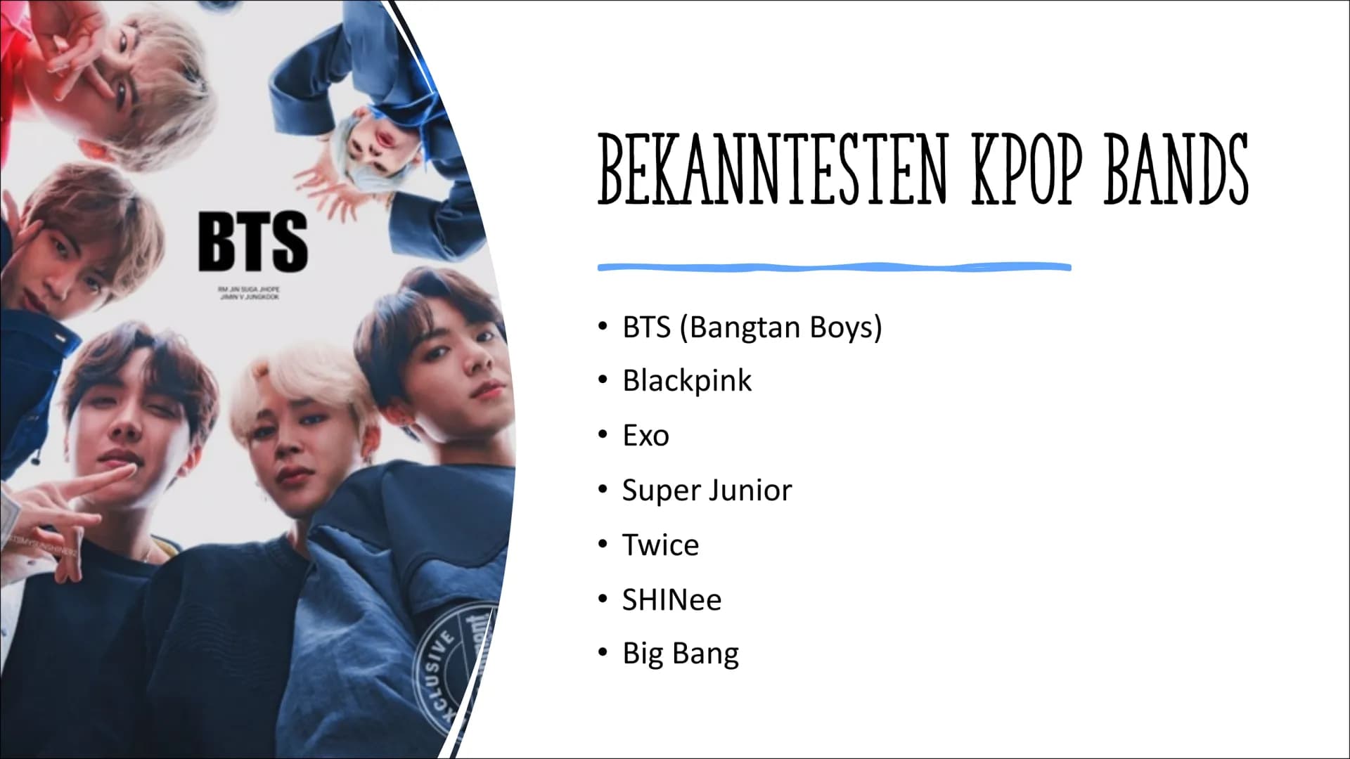 K-POP
7 Sq
ENTERTAINMENT
SM
ENTERTAINMENT
JYP
LEADER IN ENTERTAINMENT
ENTERTAINMENT GLIEDERUNG
●
●
●
●
●
●
●
FAKTEN
K-POP ALS MUSIKRICHTUNG
