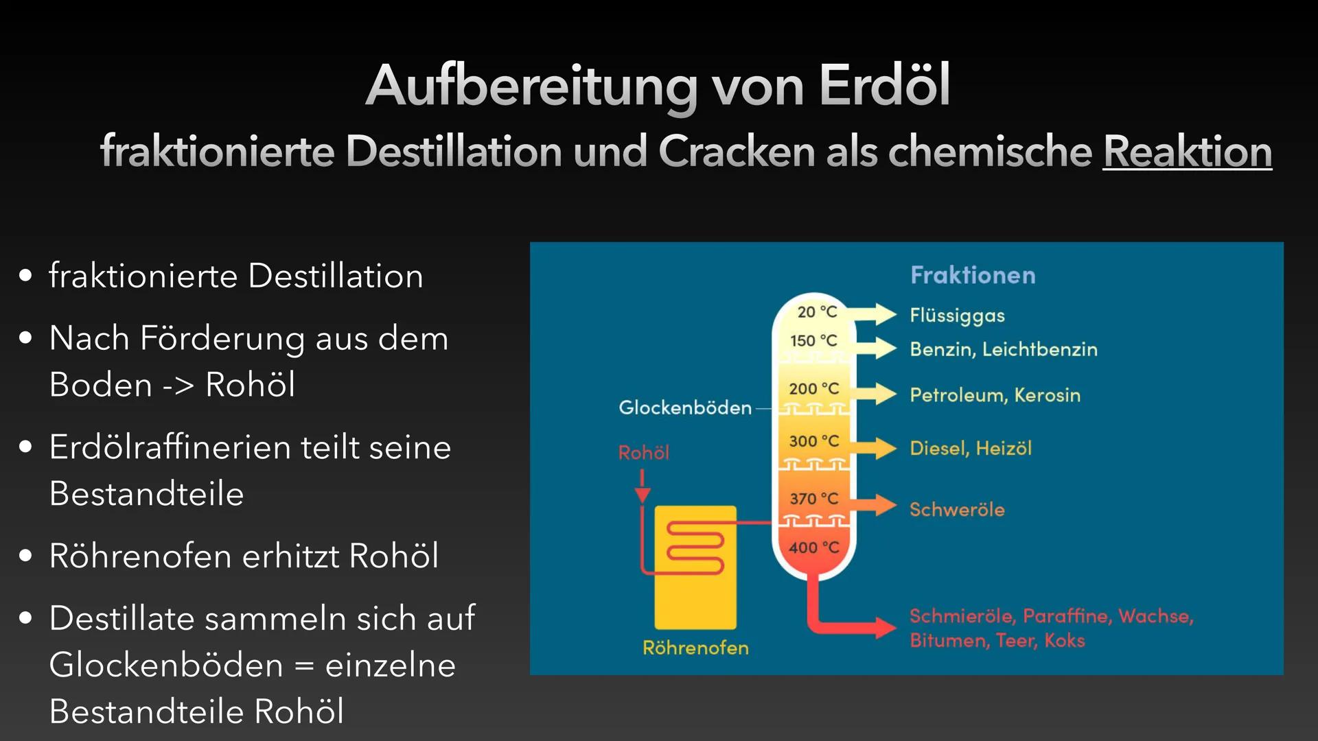 Erdöl und Erdgas als fossile
Rohstoffe und Energieträger ●
Entstehung von Erdöl & Erdgas
• Zusammensetzung von Erdöl & Erdgas
Eigenschaften 