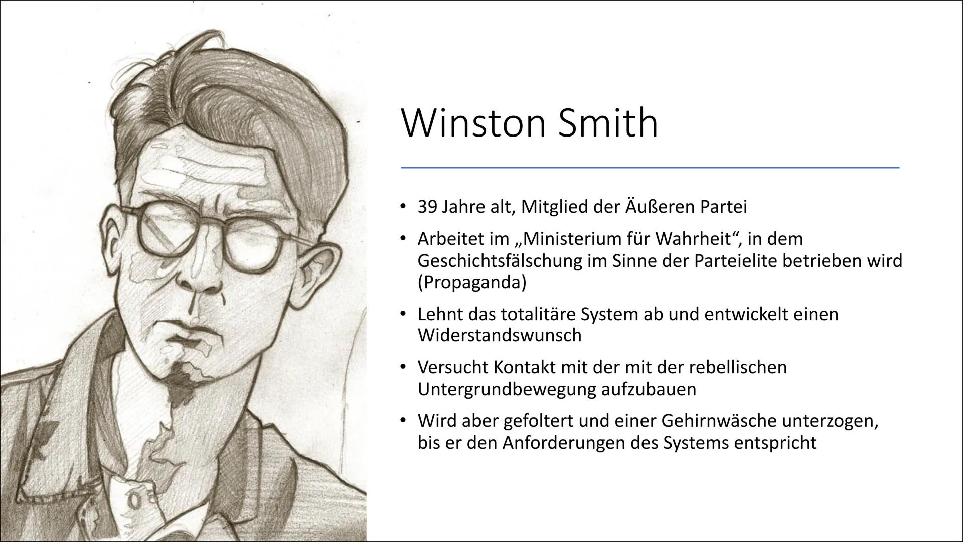 1984
George Orwell Inhaltsverzeichnis
George Orwell
Hintergrund
Einleitung ,,1984"
Inhaltsangabe
●
●
●
• Weltkarte
●
●
●
●
●
Staatssystem
Ko