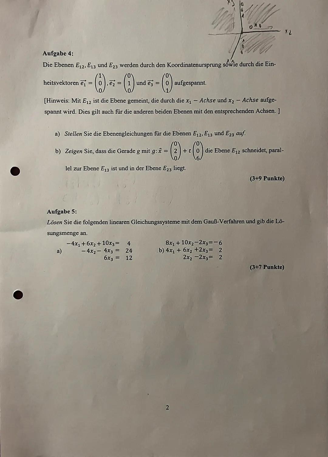 Taschenrechner
freier Teil
OCA)
a A(31-214), B(71-41-2); C (^1-117)
AB · ·
FBS - (-²) (²) (-²) I Die spannvektoren sind
AC (²) (-²) (-²)) Ka