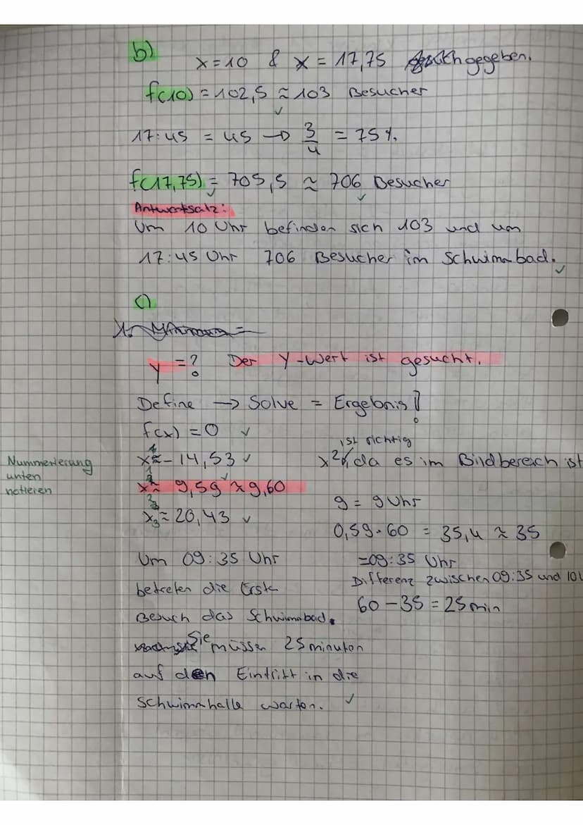 Aufgabe 1: Funktionen beschreiben (AFB I-II)
Untersuchen Sie graphisch die Eigenschaften der folgenden Funktion und tragen Sie Ihre
Ergebnis