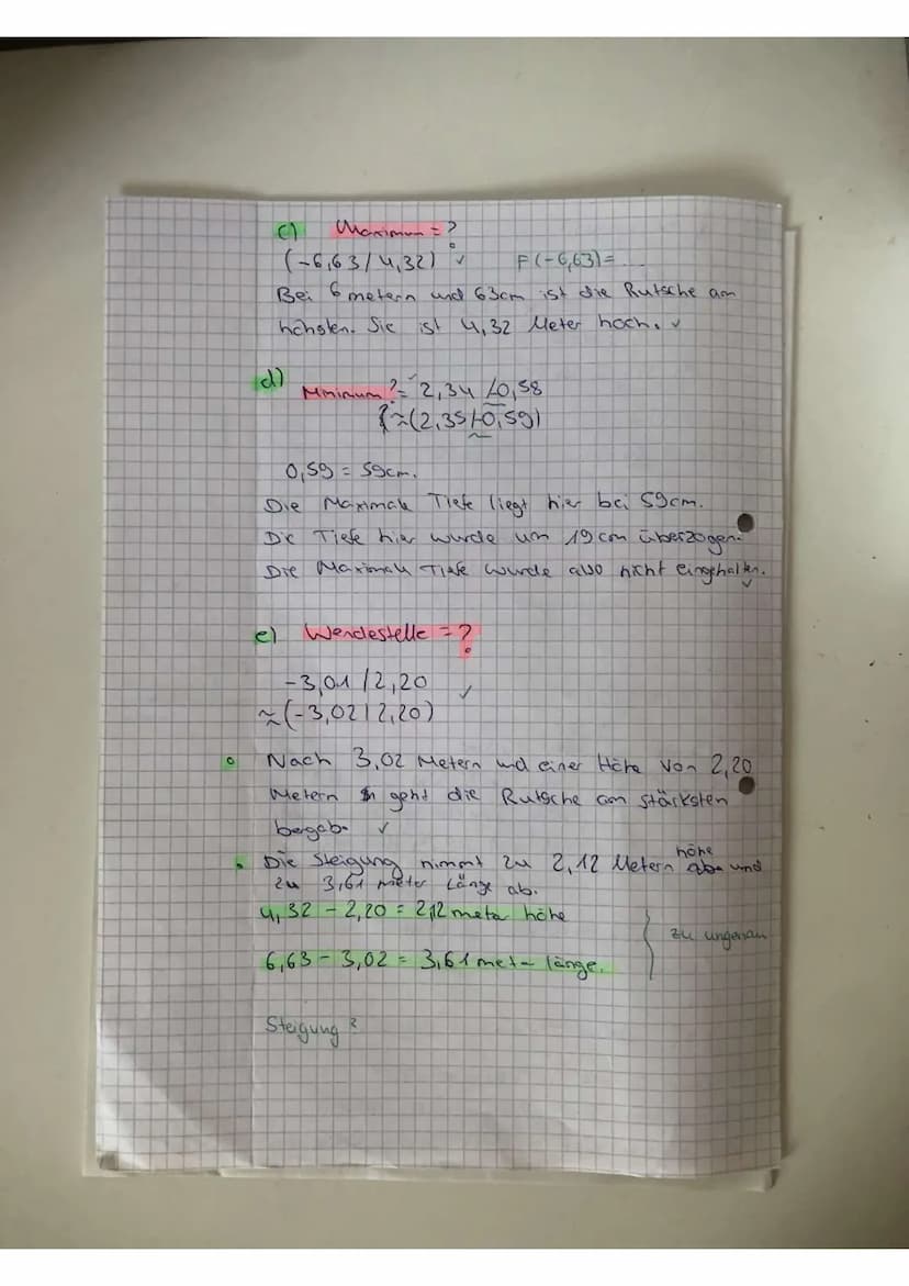 Aufgabe 1: Funktionen beschreiben (AFB I-II)
Untersuchen Sie graphisch die Eigenschaften der folgenden Funktion und tragen Sie Ihre
Ergebnis
