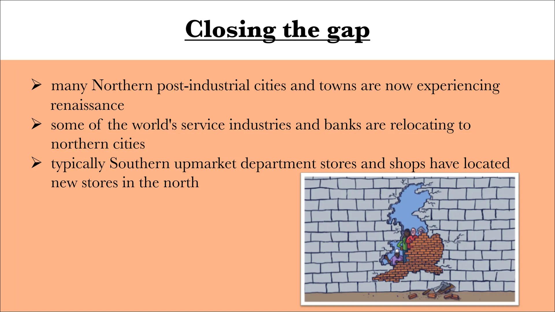 England's
North-South
divide Northern
England
Southern
England
The geographical divide of England
Midlands north-south divide
refers to the 