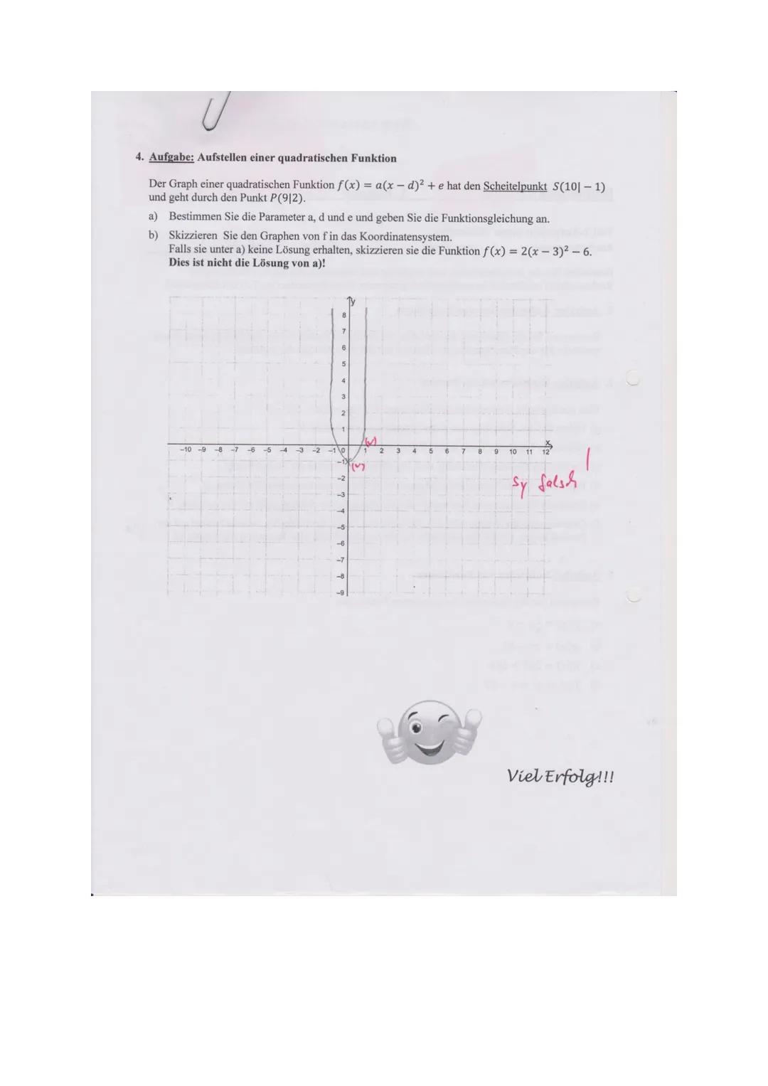 Bewertungsbogen zur 1. Mathematikarbeit am 4.10.2021
Name: 
Anna
orderungen

|       | Max   | Pkt.  | Pkt. |
| :---- | :---- | :---- | :---