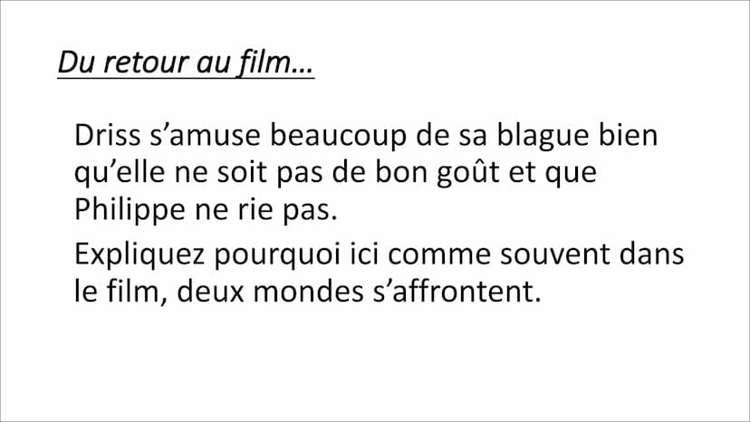 Une caracteristique
personnelle
Un caractère qui se moque de
qn
Le manque d'expérience
Il ne faut pas le perdre => qc qui
nous fait survivre