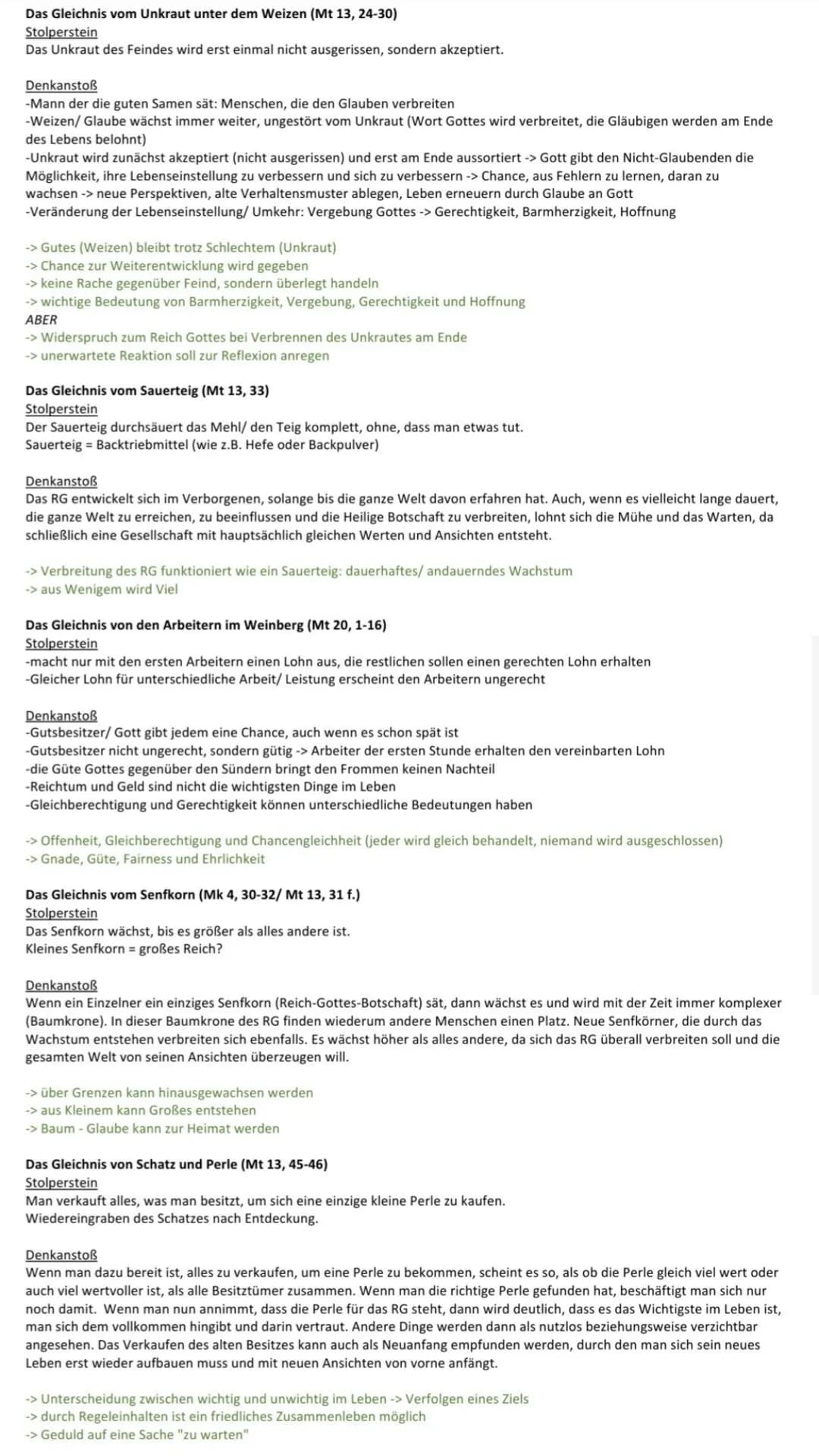 Q1.1 Die Reich-Gottes-Botschaft
Das Reich Gottes
-> Werte: Vergebung, Barmherzigkeit, Gerechtigkeit, Freiheit, Reichtum, Liebe, Versöhnung, 