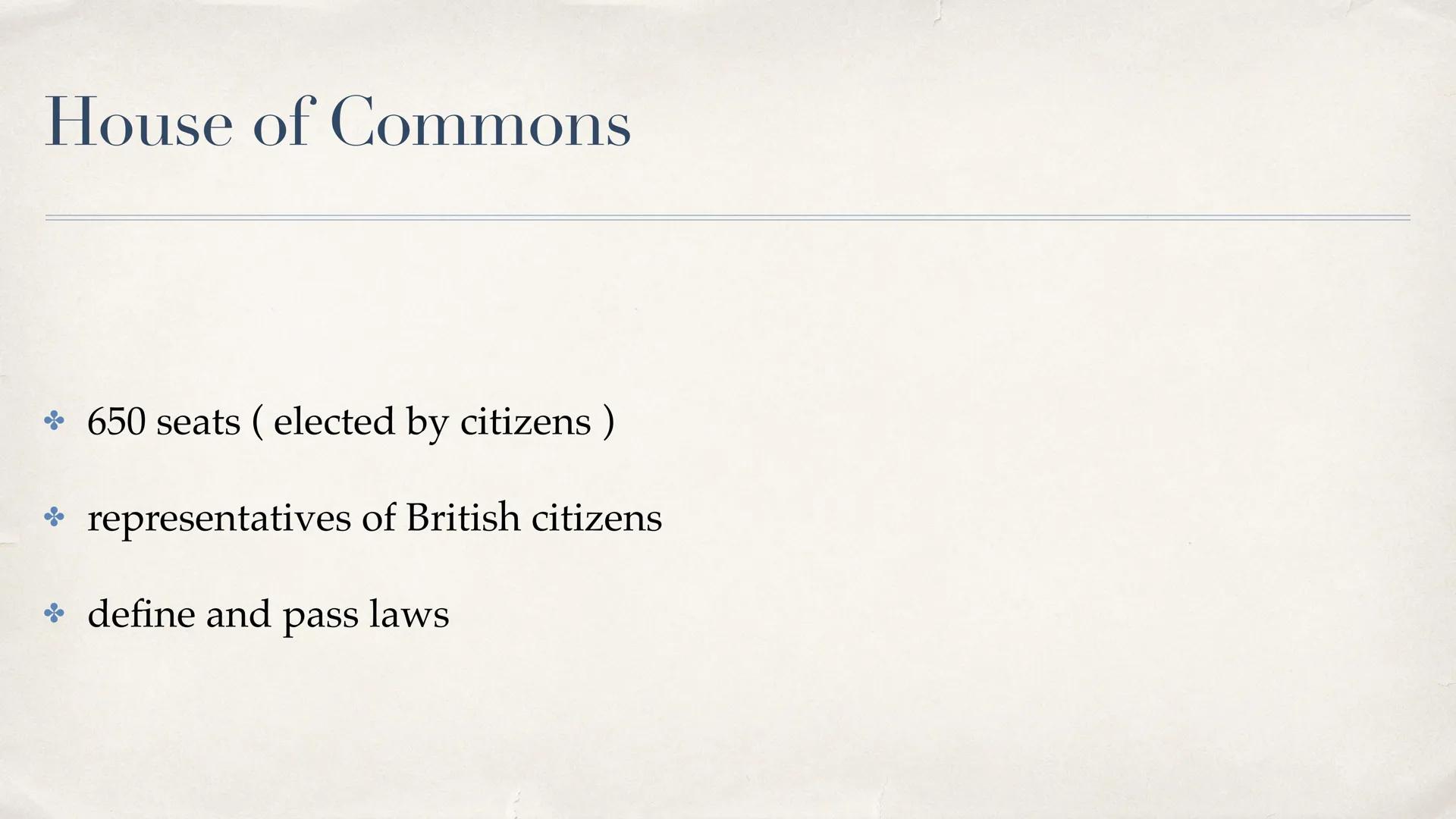 V
S
The political system in the UK
presentation by Laura N
Datum Table of contents
* Separation of powers
Government
Parliament (House of Co