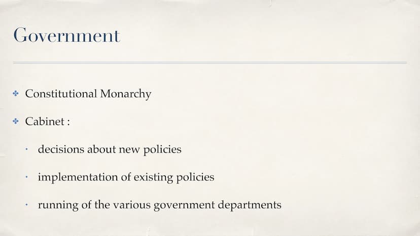 V
S
The political system in the UK
presentation by Laura N
Datum Table of contents
* Separation of powers
Government
Parliament (House of Co