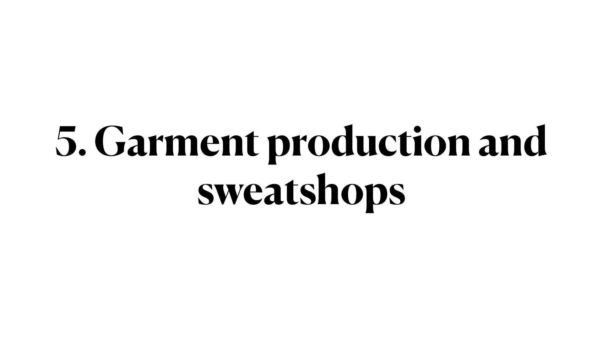 Globalisation ●
●
1. Definition
• 2. Global issues
• 3. Eras of globalisation
●
4. Chances and challenges of globalisation
●
5. Garment prod