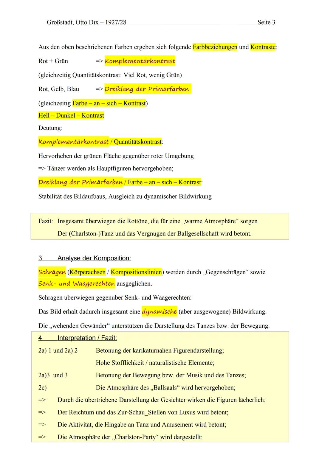 # Großstadttriptychon, Otto Dix- 1927/28, - Mitteltafel - Mischtechnik auf Holz, 181x403

1 Einleitung: Beschreibung:

- Die Aufteilung des 