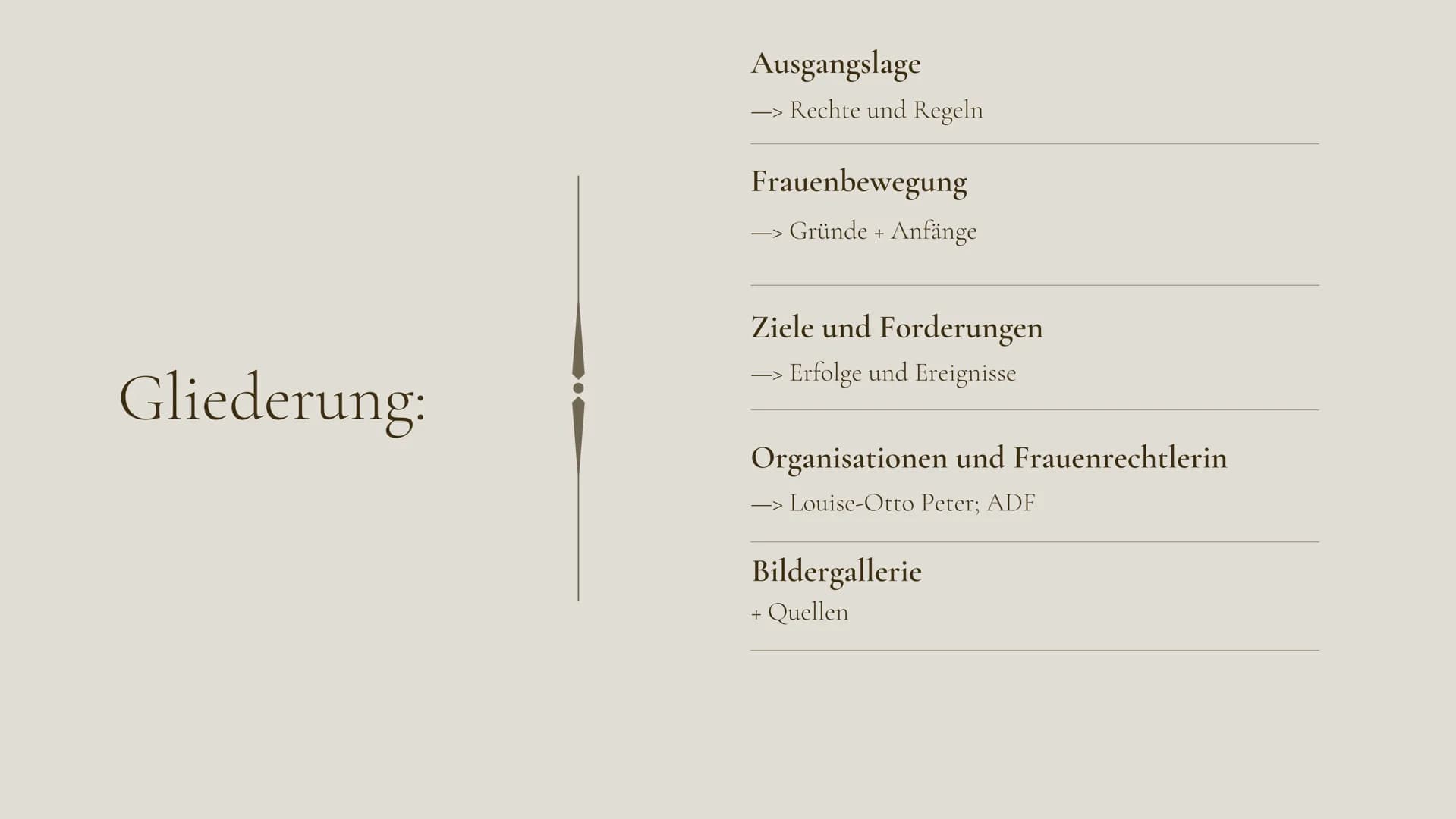 
<h2 id="emanzipationderfraudefinition">Emanzipation der Frau Definition</h2>
<p>Die Emanzipation der Frau beschreibt den Prozess der rechtl