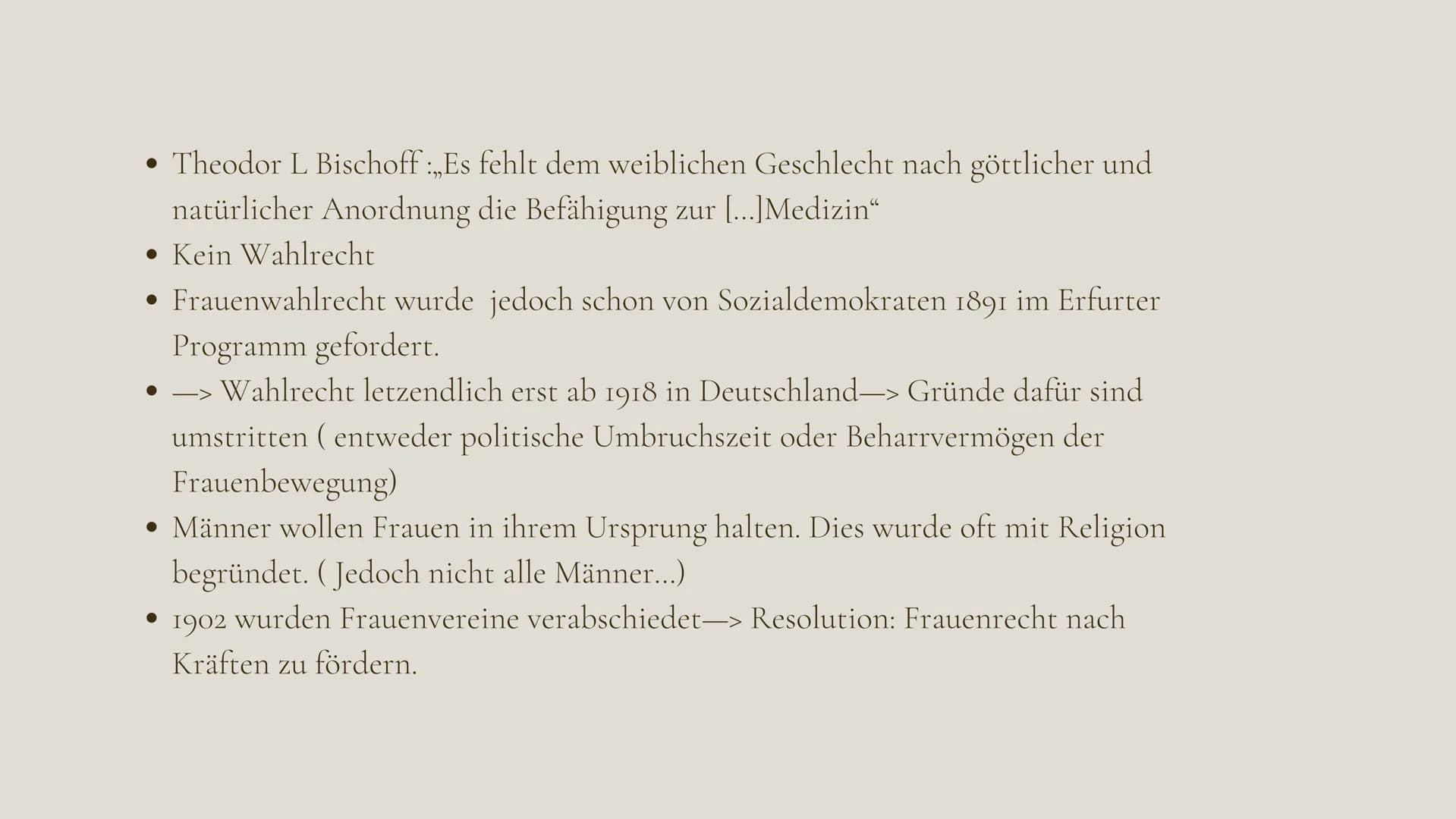 
<h2 id="emanzipationderfraudefinition">Emanzipation der Frau Definition</h2>
<p>Die Emanzipation der Frau beschreibt den Prozess der rechtl