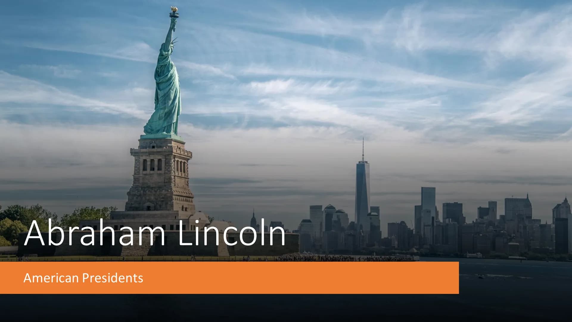 Abraham Lincoln
American Presidents Abraham Lincoln
*12.02.1809 † 15.04.1865 (assasinated)
16th president of the United States
First electio