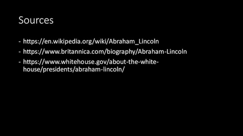 Abraham Lincoln
American Presidents Abraham Lincoln
*12.02.1809 † 15.04.1865 (assasinated)
16th president of the United States
First electio