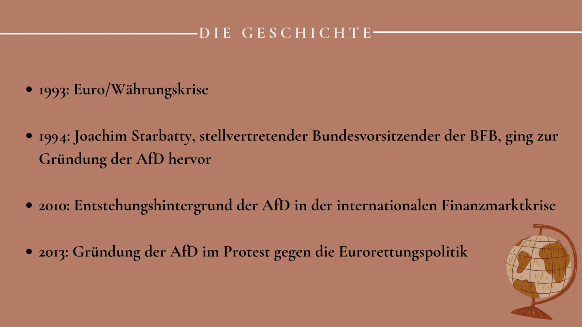 1. SEPTEMBER 2021
AfD
Alternative für Deutschland
VON: FARAH, ISRA, KÜBRA UND VIKTORIA 3
INHALTSVERZEICHNIS
> Vita der Spitzenkandidatin
> G