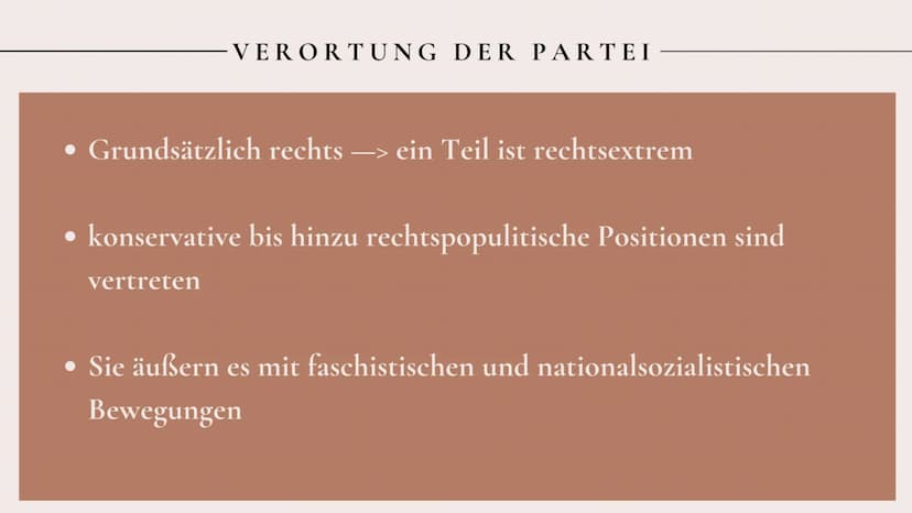 1. SEPTEMBER 2021
AfD
Alternative für Deutschland
VON: FARAH, ISRA, KÜBRA UND VIKTORIA 3
INHALTSVERZEICHNIS
> Vita der Spitzenkandidatin
> G