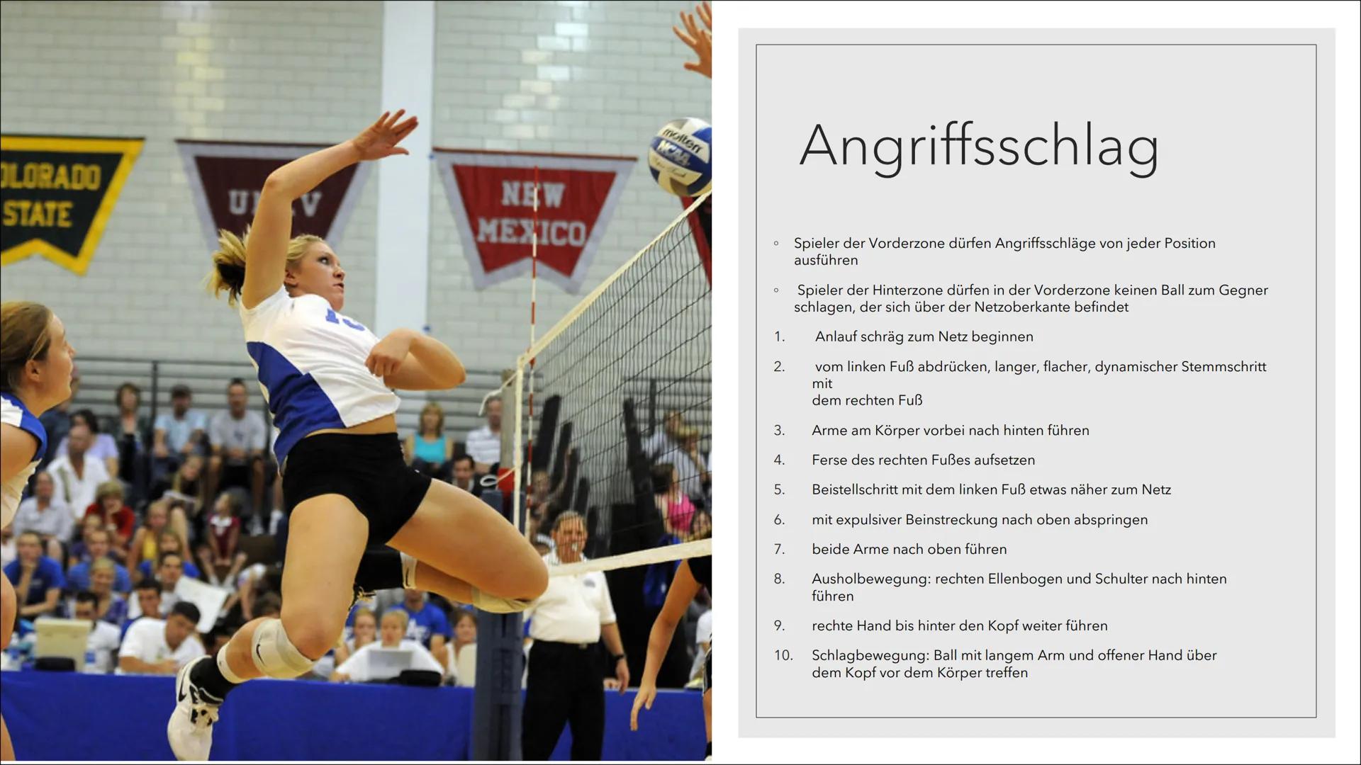 VOLLEYBALL
Magdalena Klobucar, 10a. Allgemeine
Vorstellung der
Sportart Volleyball
Vorstellen der
Techniken und
möglichen Taktiken
Inhaltsve