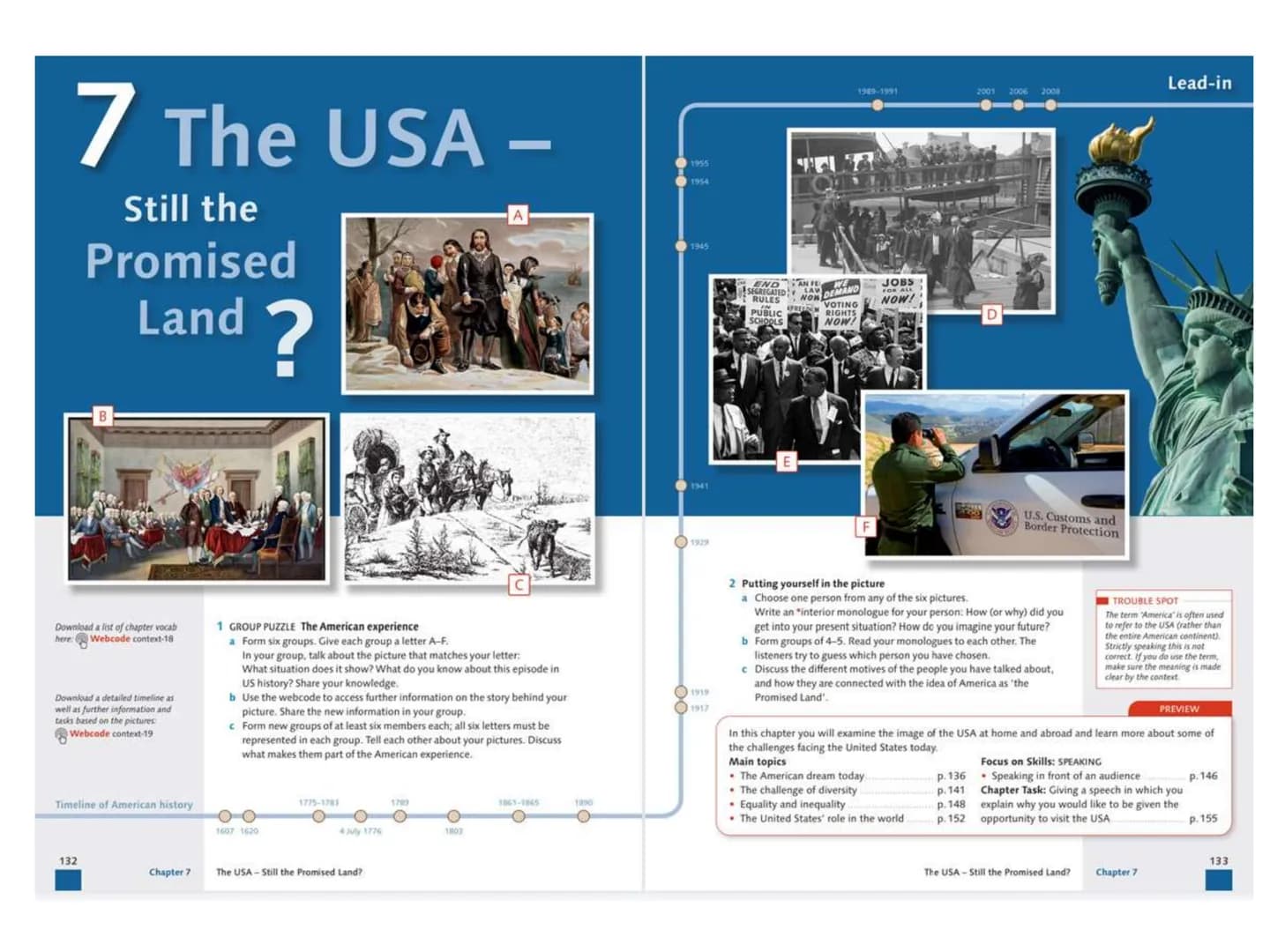 All About the American Dream: Materials and Ideas for School