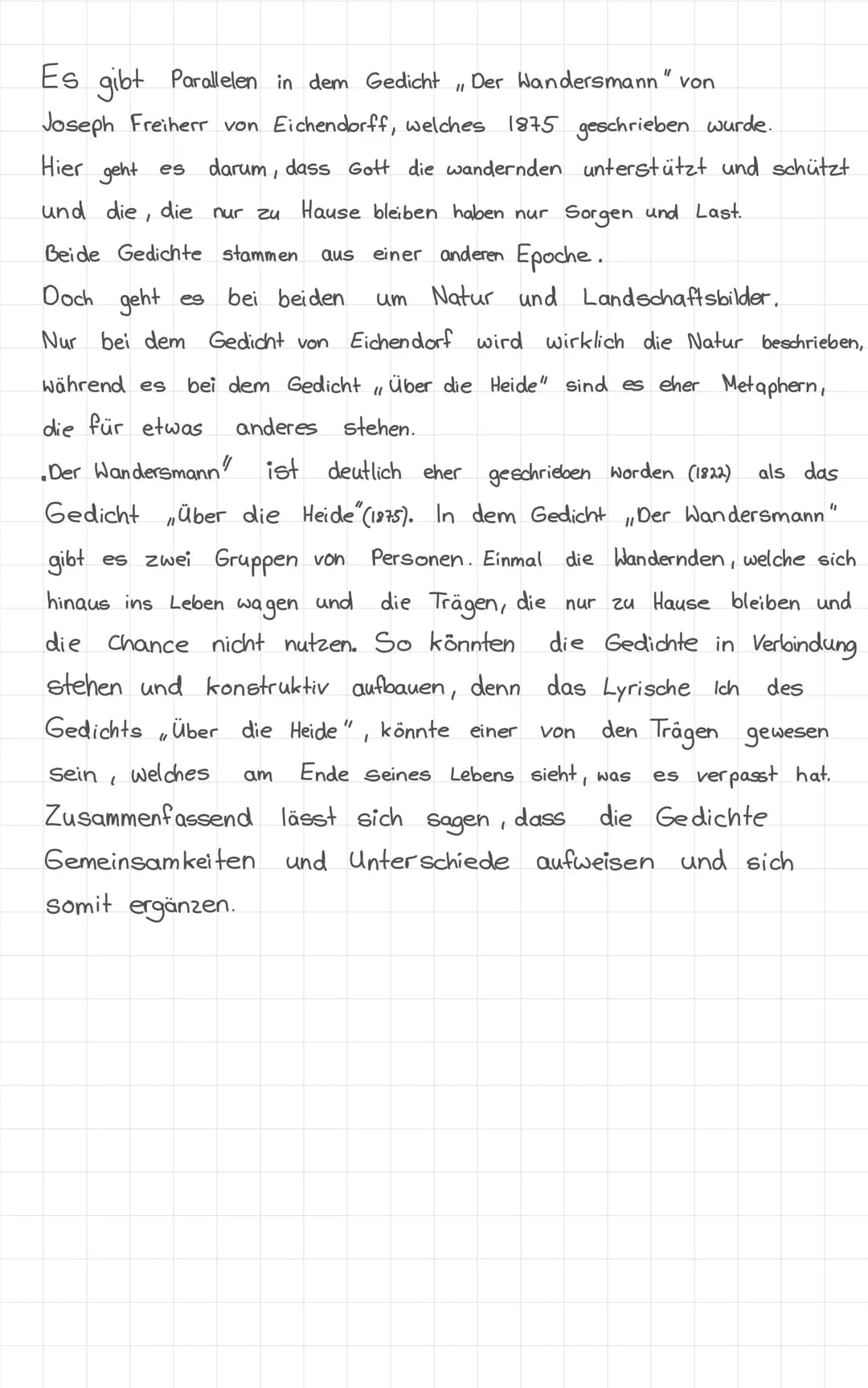 Gedichtsanalyse Über die Heide", T. Storm
11
In dem Gedicht über die Heide" welches 1875 von Thedor Storm geschrieben
11
wurde, geht es um d