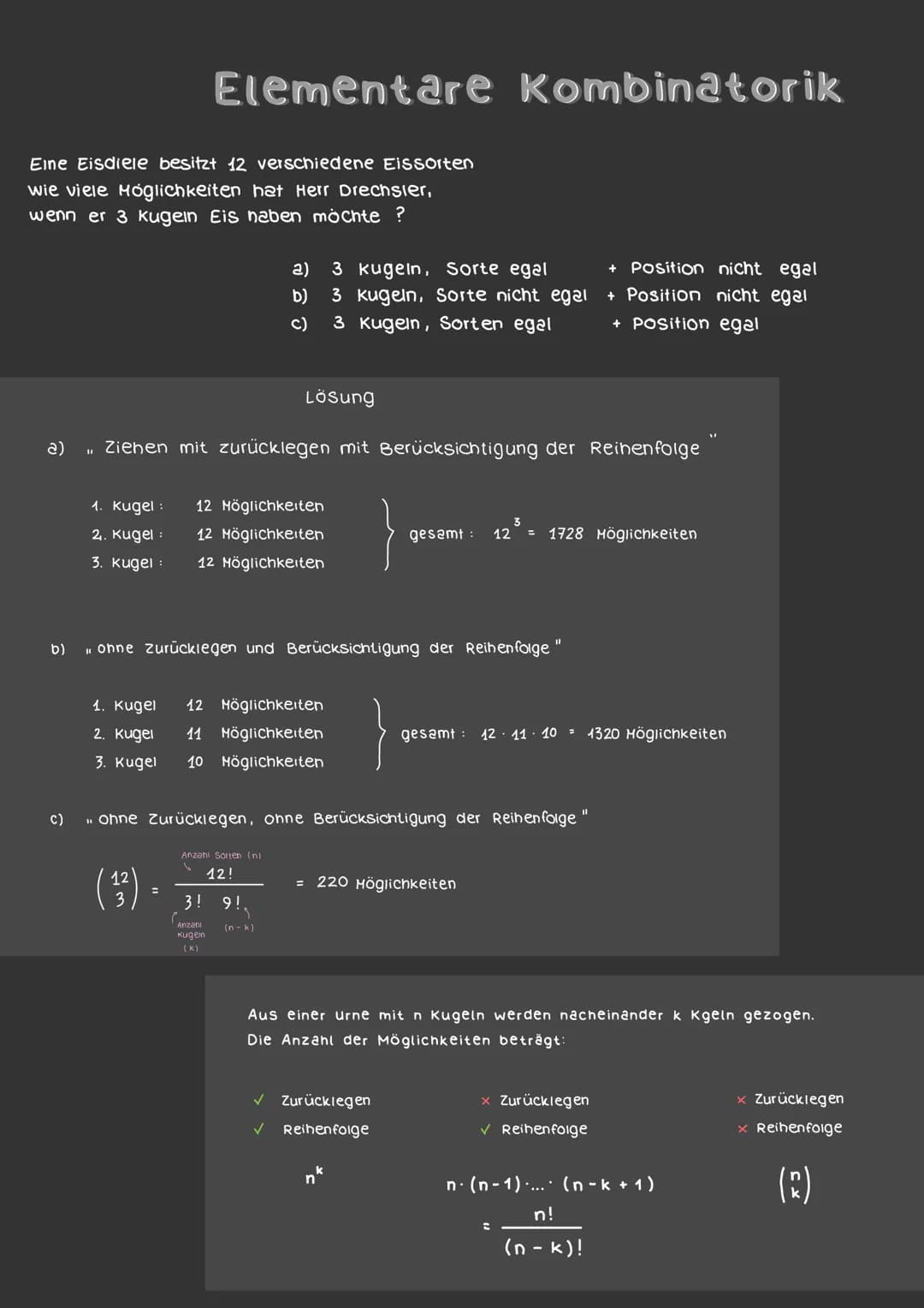 3 Baumdiagramm und Pfedregeln
b)
4
A: In beiden Würfen liegt die 6 oben
P(A) =
P(B) =
STOCHASTIK
Wiederholung aus klasse 10
B: Im ersten wur