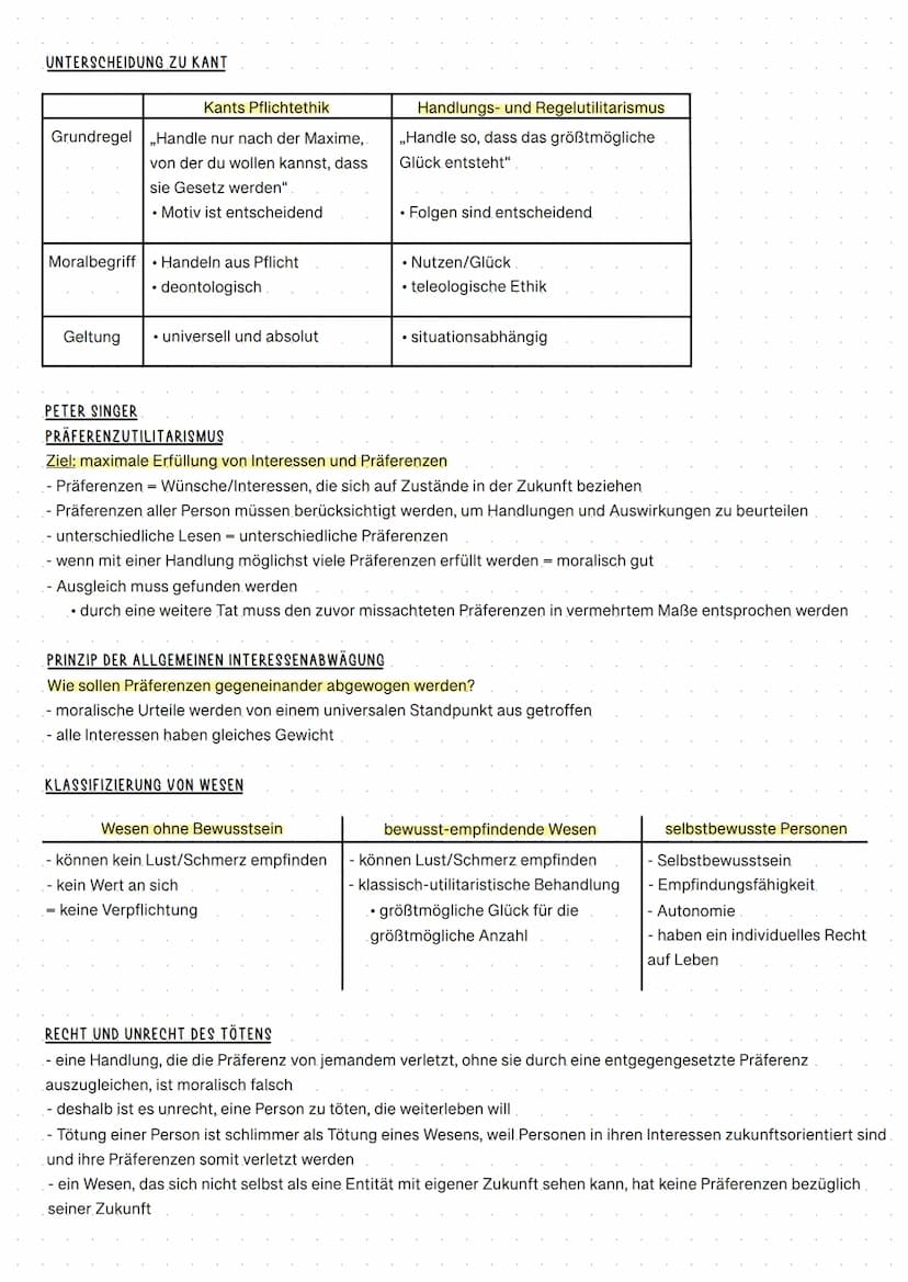 UTILITARISMUS
"Moralisch richtig ist die Handlung, deren Folgen nützlich sind für das Wohlergehen aller Betroffenen."
- Folgenprinzip: Handl