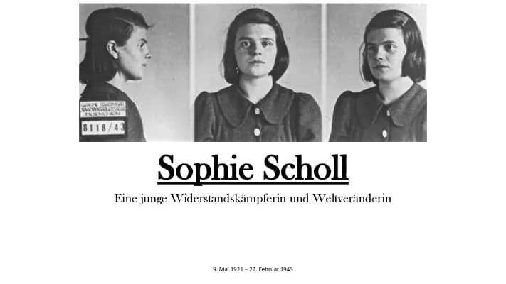 Know Sophie Scholl thumbnail