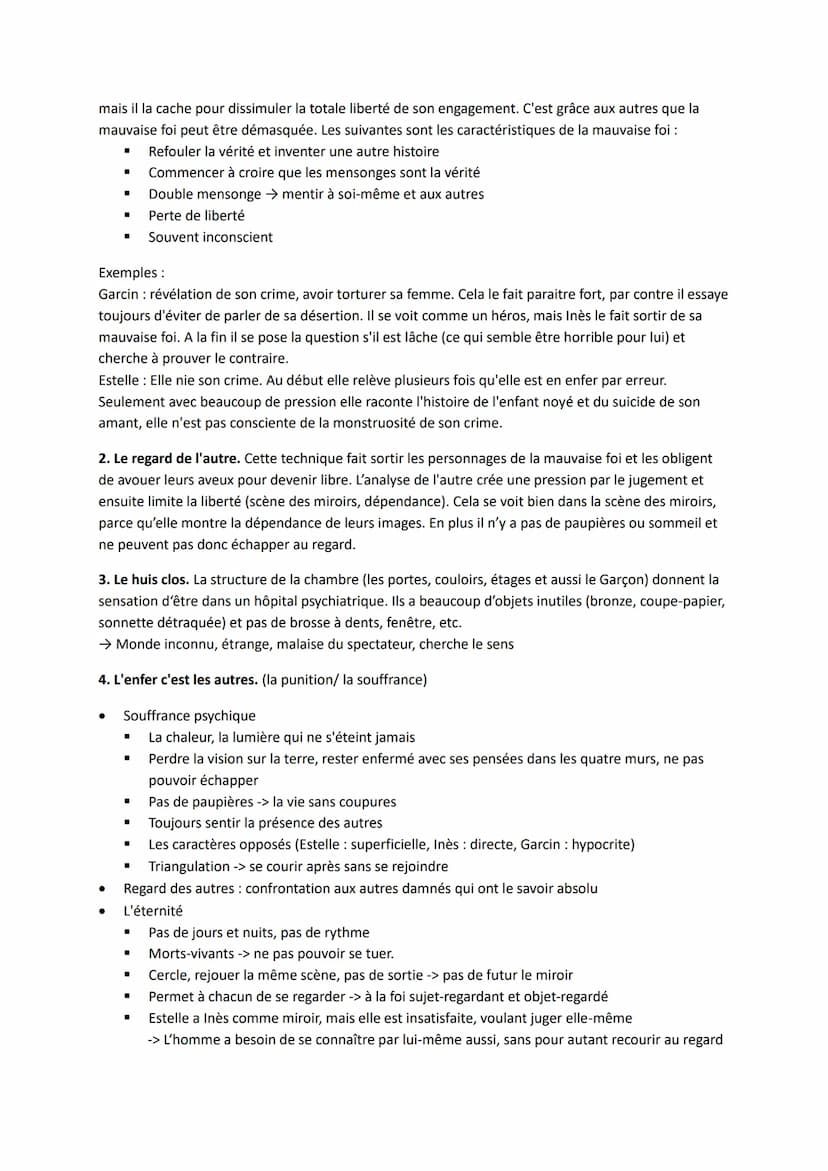 << Huis Clos » de Jean-Paul Sartre
La vie et contexte historique de Sartre (1905-1980)
Étant orphelin de père à 15 mois, le grand père se ch