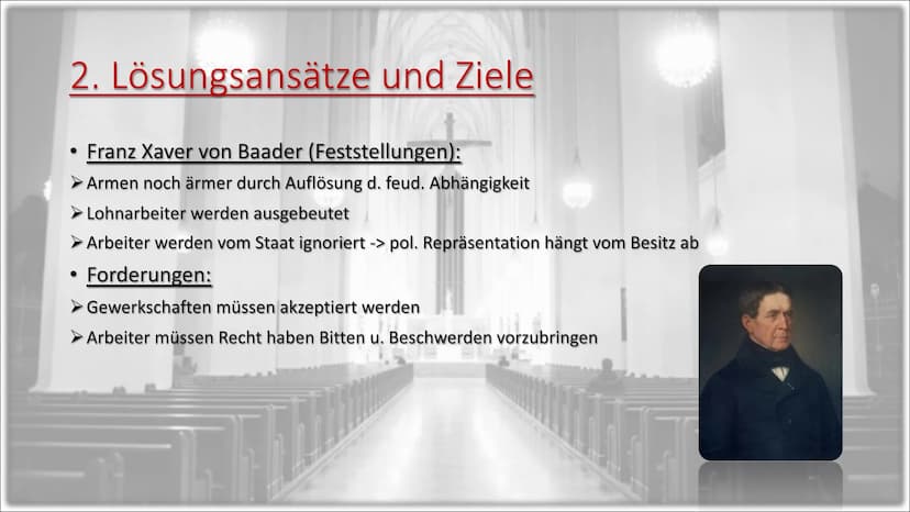 Handout
...zu
„Lösung der sozialen Frage“ – Die Kirche(n)
Inhaltsverzeichnis:
1. Überblick über die Kirchen
2. Lösungsansätze & Ziele
> 2.1 