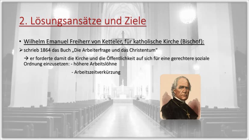 Handout
...zu
„Lösung der sozialen Frage“ – Die Kirche(n)
Inhaltsverzeichnis:
1. Überblick über die Kirchen
2. Lösungsansätze & Ziele
> 2.1 