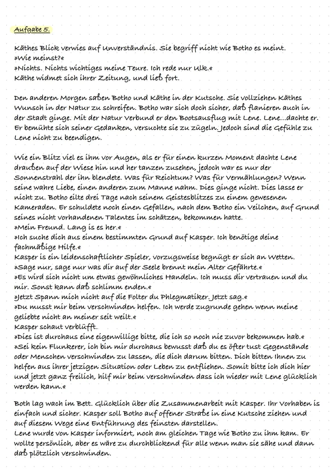 Berufliches Gymnasium
Klassen: 12b, 12d
Fach: Deutsch
●
Thema: Irrungen, Wirrungen - Das erste Kapitel des
Romans, Charakterisierung der Hau