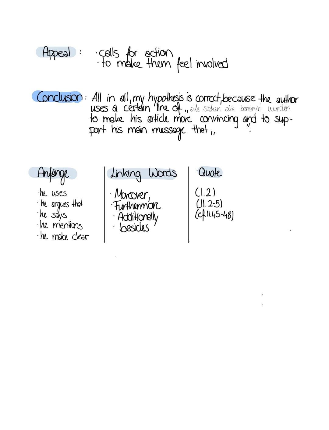 -Summary-
Introductory sentence: In the following text I am going to sum up
the
"type", title
", title written by ,,author" in, date". The
"