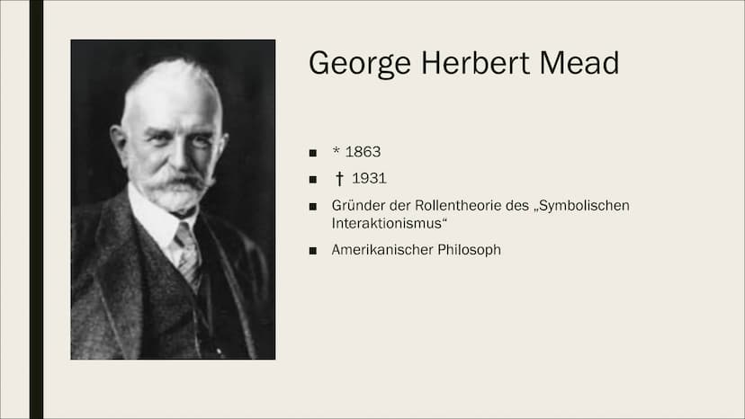 SOZIALISATION ALS ROLLENLERNENS NACH
MEAD + SOZIOLOGISCHER
INTERAKTIONISMUS NACH KRAPPMANN
Eine Präsentation von Lilith
**
** Inhaltverzeich