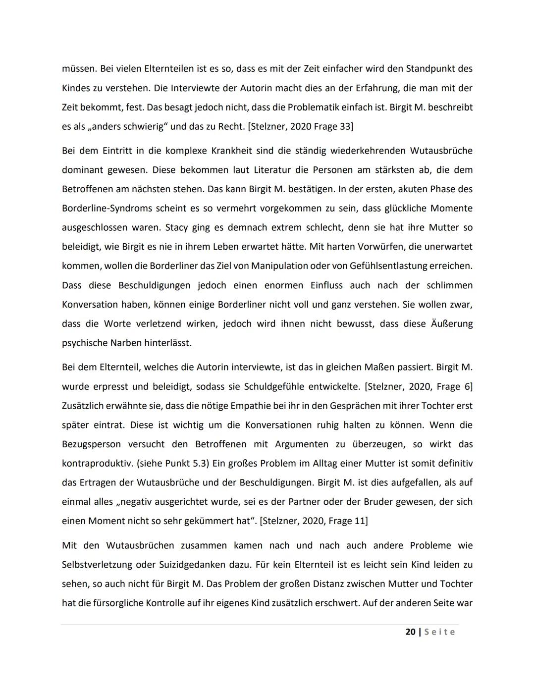 Inhaltsverzeichnis
1 Einleitung
2 Definition/ Begriffserklärung
3 Ausbruch der Krankheit
4
5
6
7
3.1 Die Wurzeln des Borderline-Syndroms
3.2