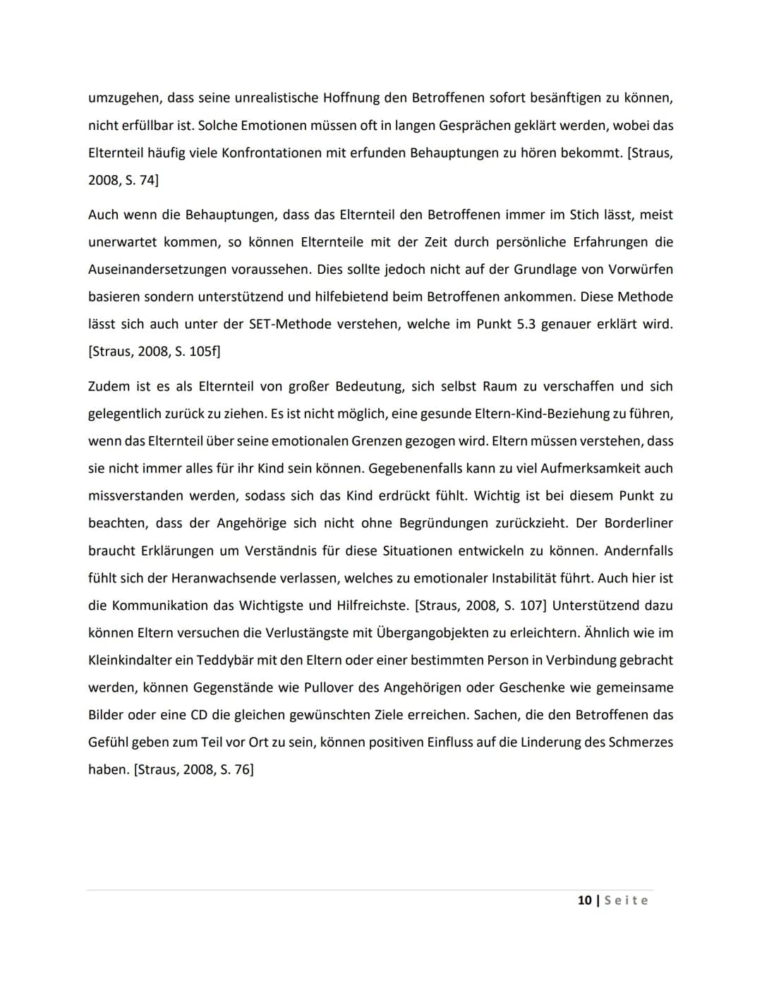 Inhaltsverzeichnis
1 Einleitung
2 Definition/ Begriffserklärung
3 Ausbruch der Krankheit
4
5
6
7
3.1 Die Wurzeln des Borderline-Syndroms
3.2