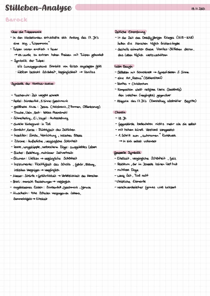 Stillleben-Analyse
Kompositionsskizze
Beachte:
- nur Skizze (einfach, Umrisse) mit Lineal
- alles beschriften / ein zeichnen
- verschiedene 