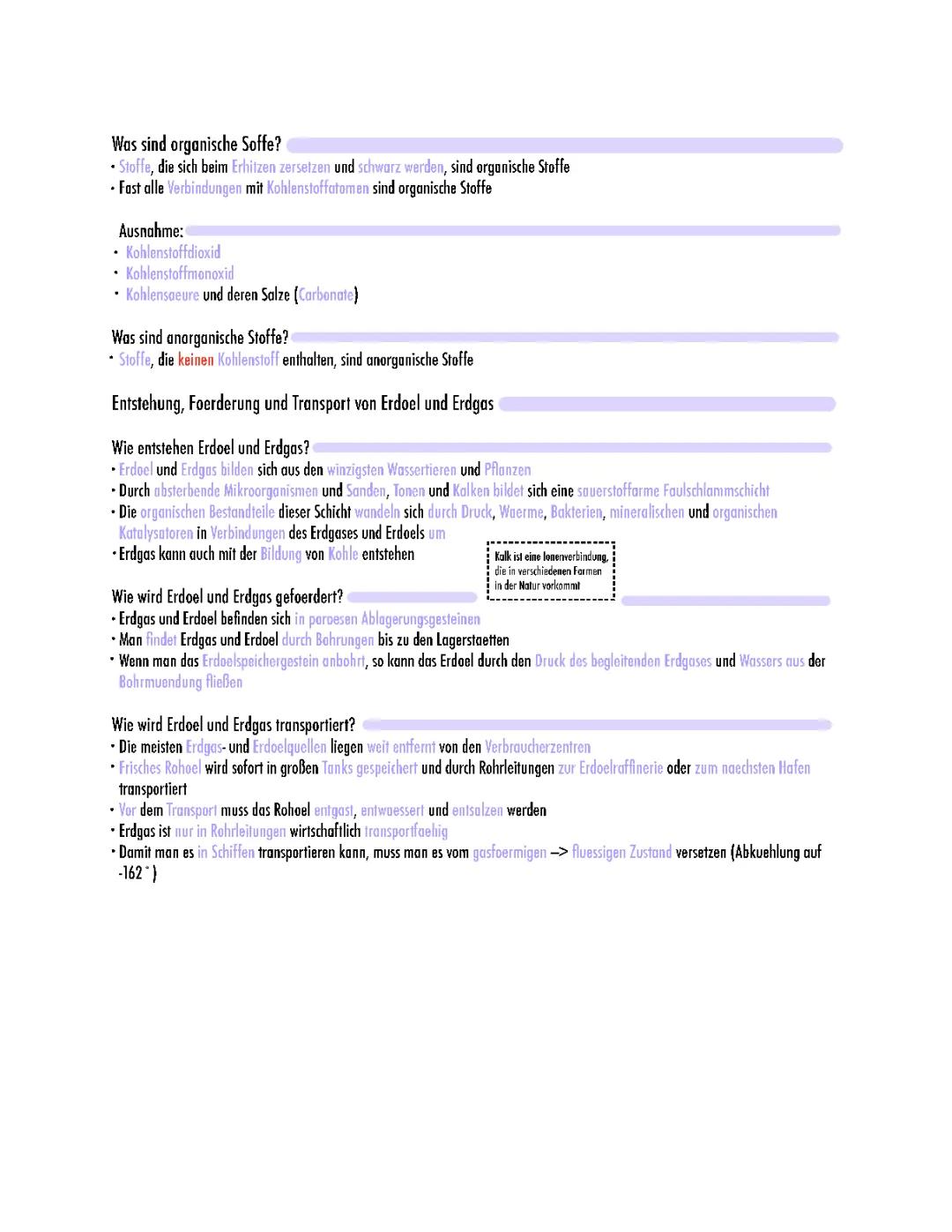 Organische Chemie (Alkane) 
