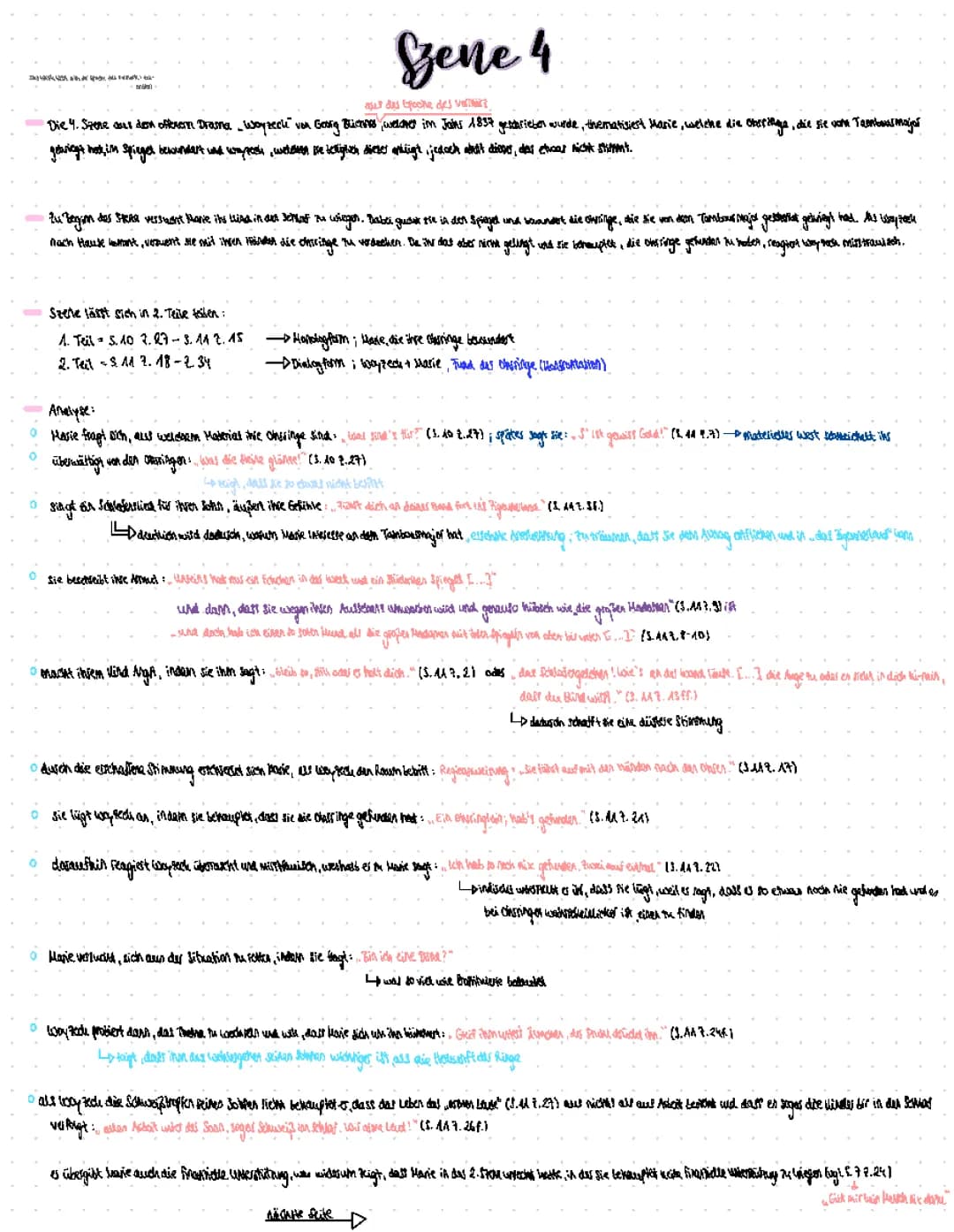 Woyzeck 4. Szene Analyse