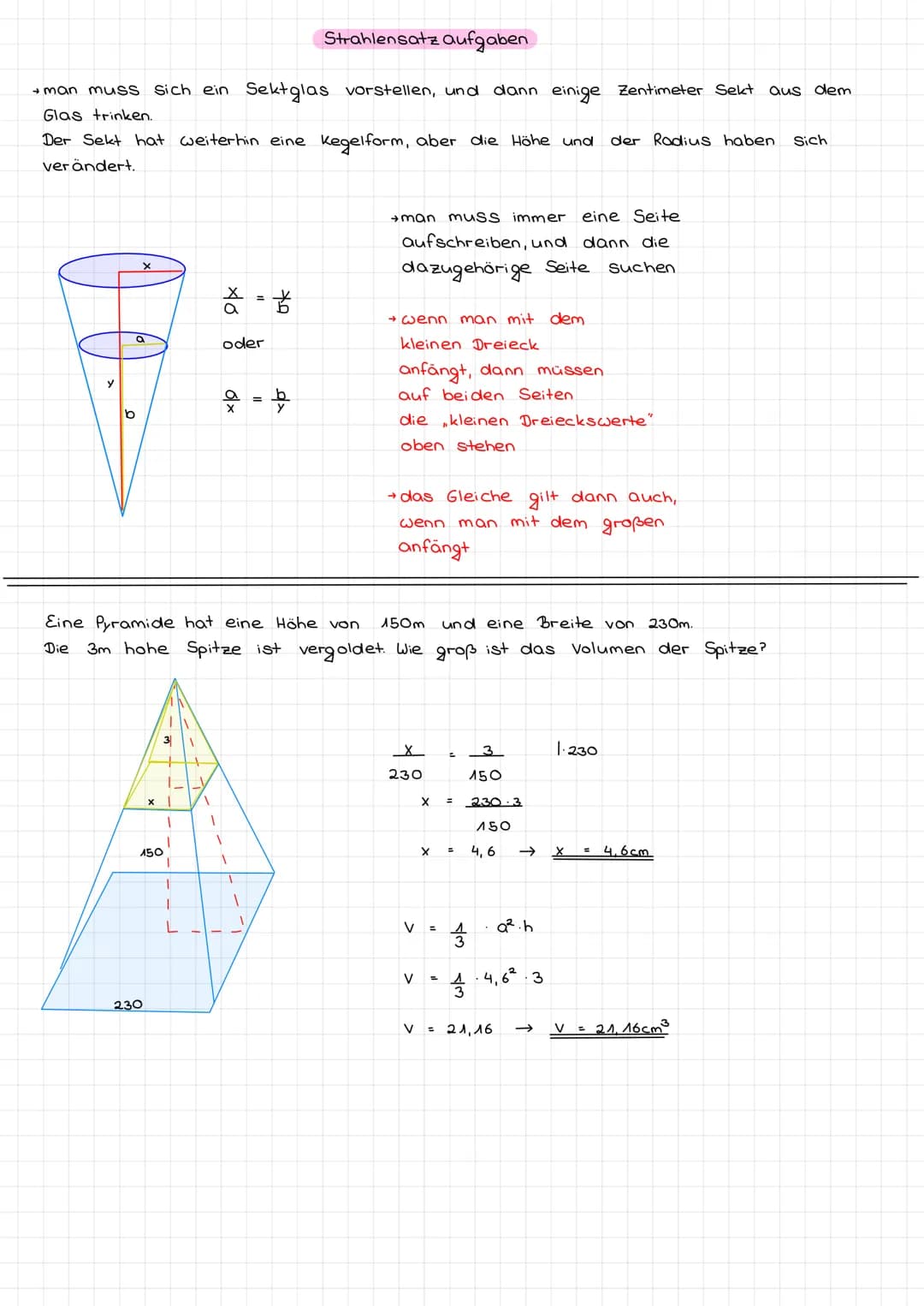 Normal
Würfel:
v=a·a·a=a³
0 = 6a²
Quader:
→V=a.b.c
→ 0·2·a·b+2·b·c +2.c.a
Prisma:
→V= c.he.hk
2
-> M= (a+b+c) hk
→ 0= 2 · che + (a+b+c).hk
Z