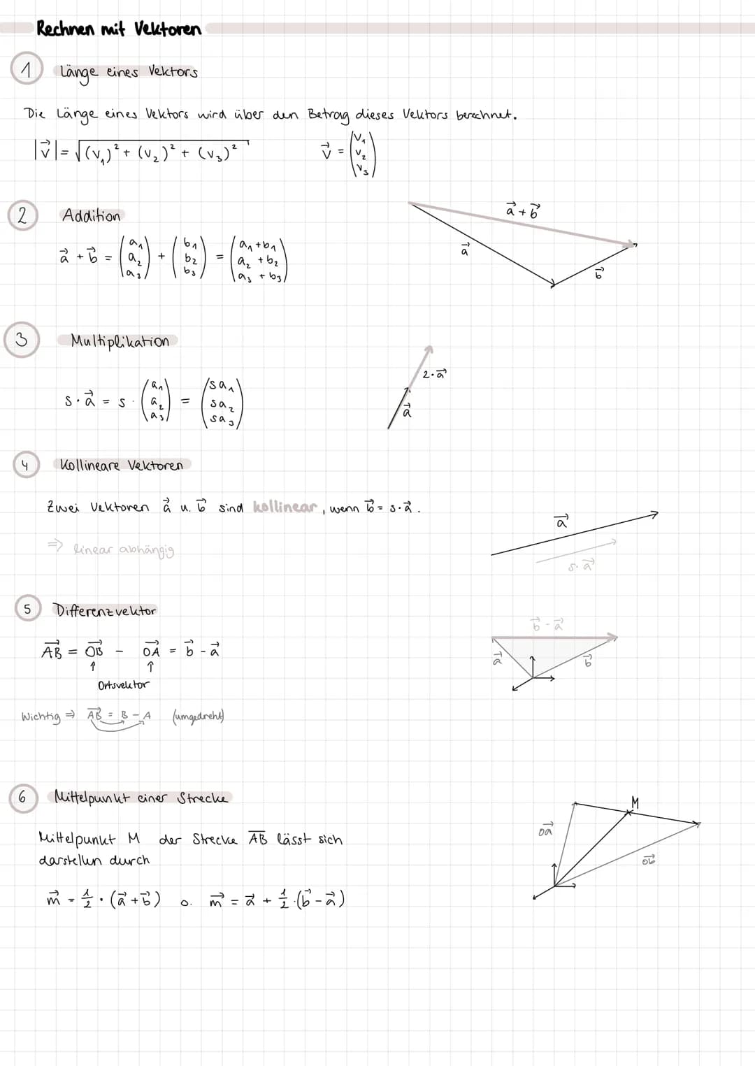 resionen
Koordinatensystem im Raum
Abstand zweier Punkte
-X
Vektoren
2
X
d= Abstand
d = P₁ P₂ = √√(x₂ − × ₁ )² + (Y/₂ - Y₁) ³² + (z ₂ − z ₂ 